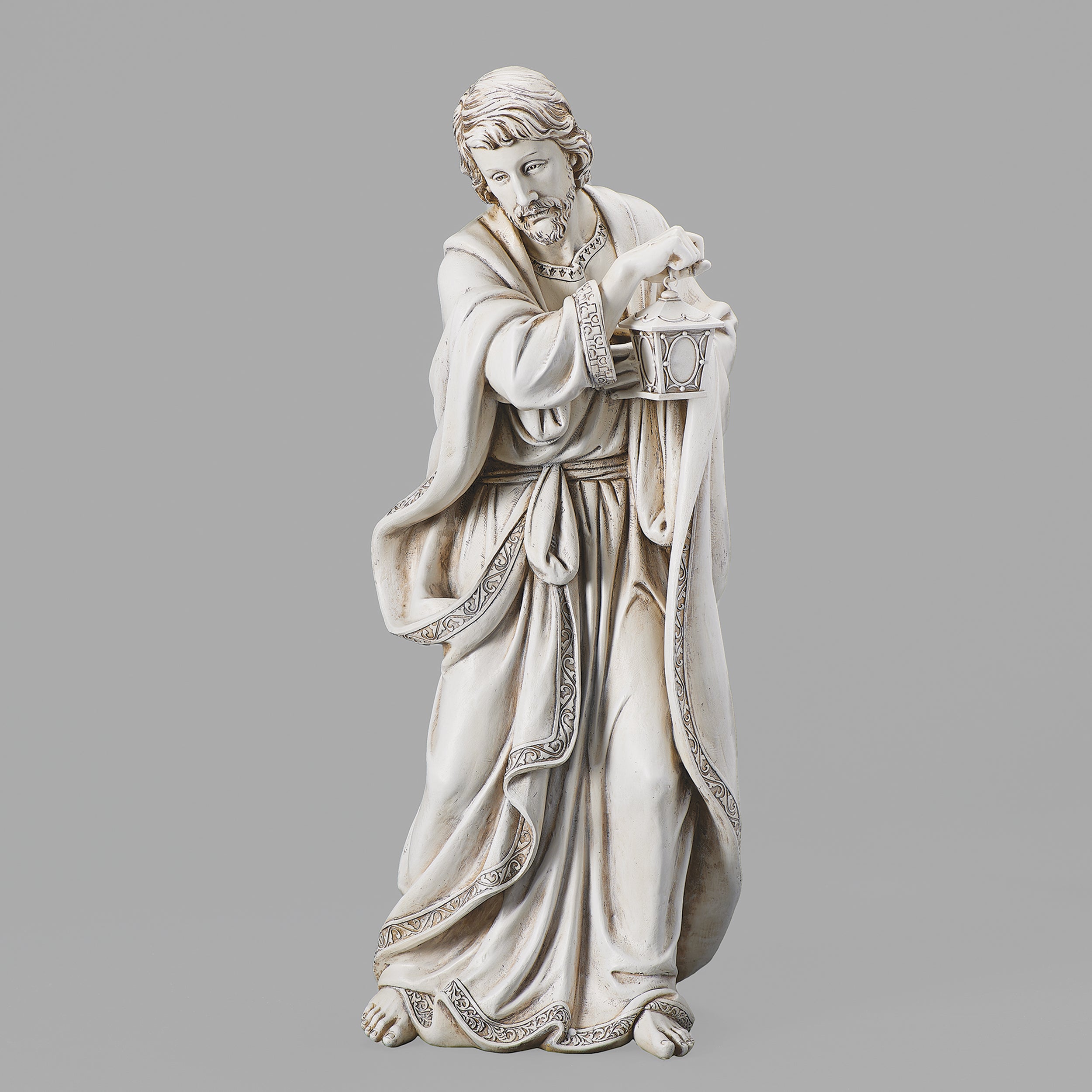 Joseph’s Studio Joseph with Lantern Garden Figure - 21" Scale