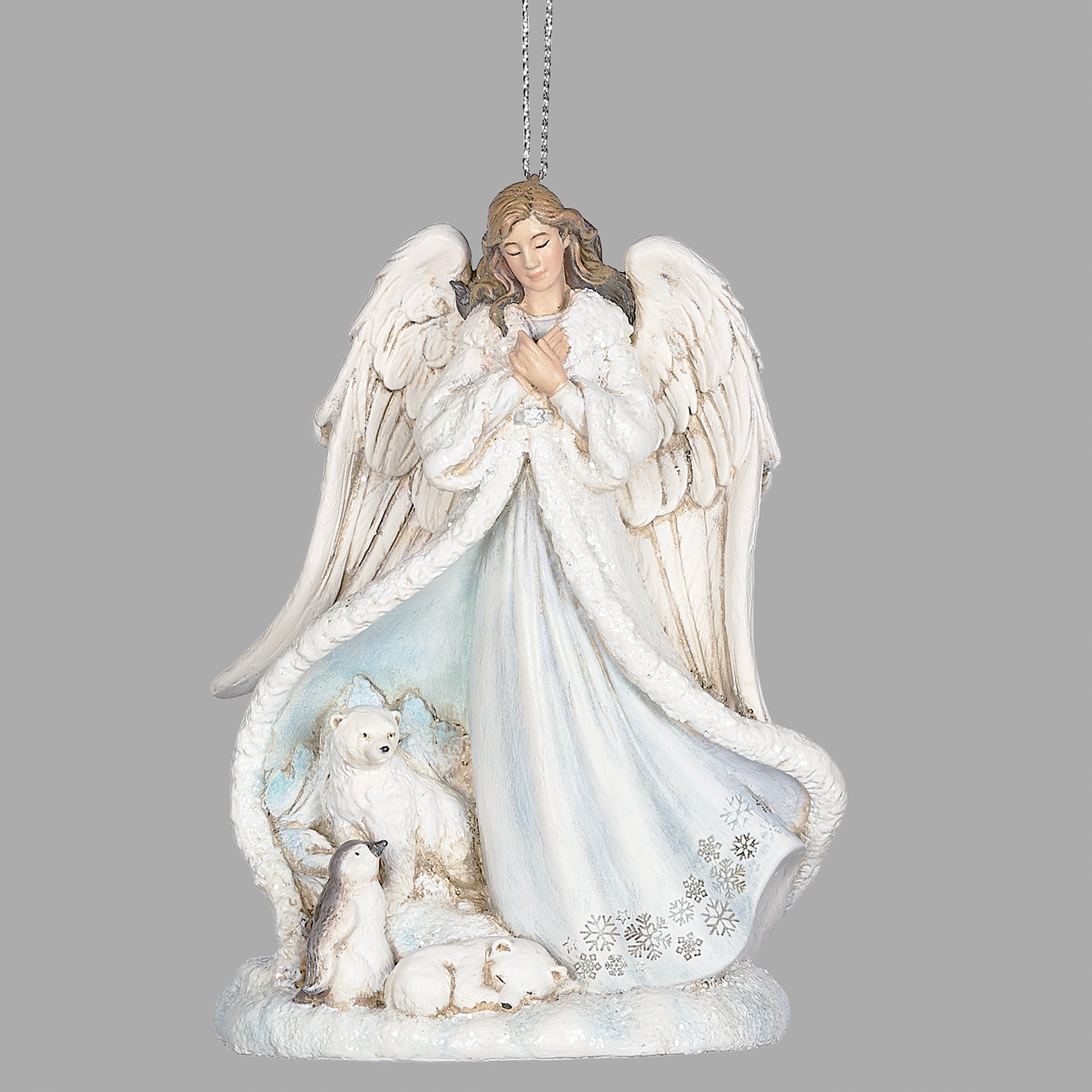 Joseph's Studio Angel with Arctic Animals Ornament