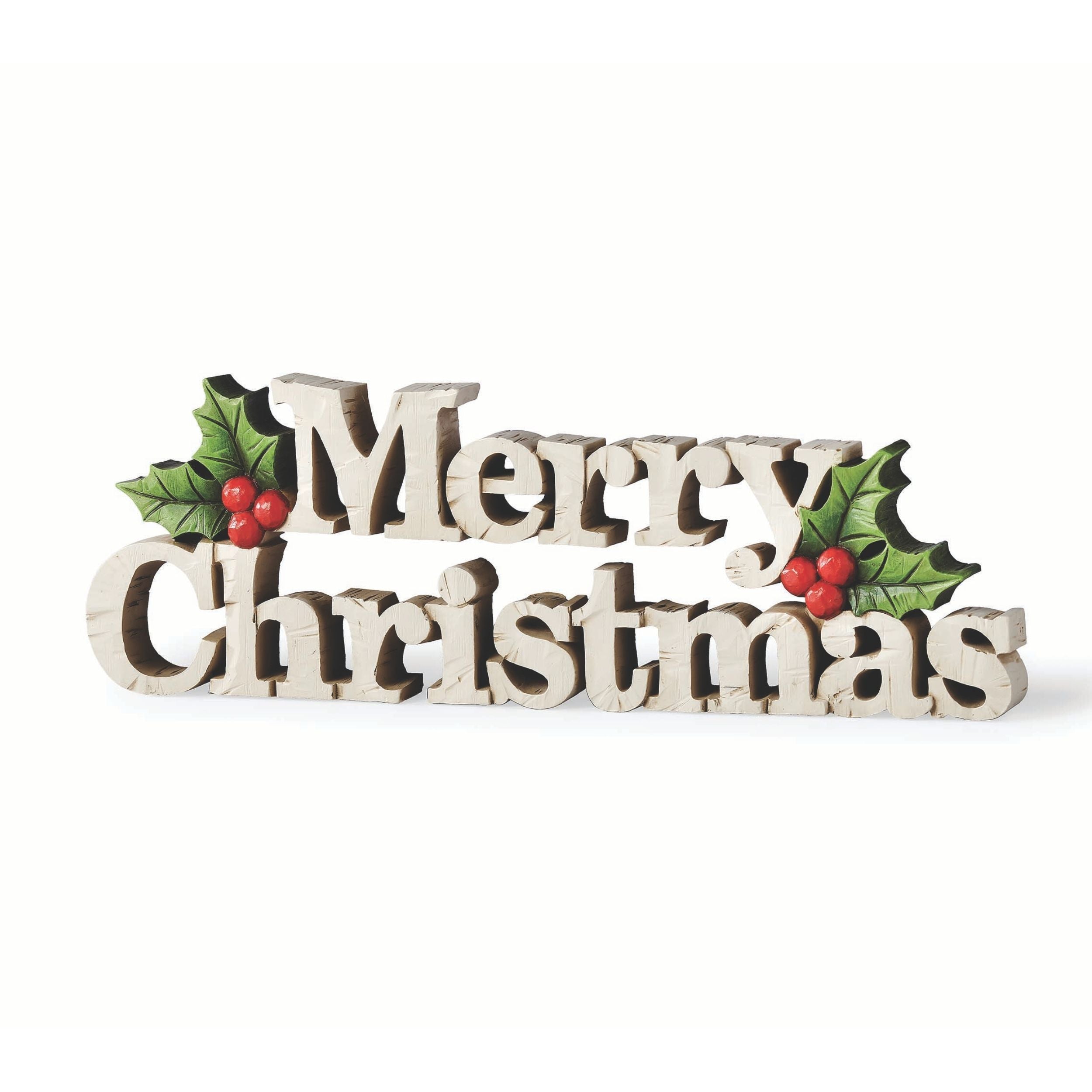Joseph's Studio Merry Christmas Tabletop Decor