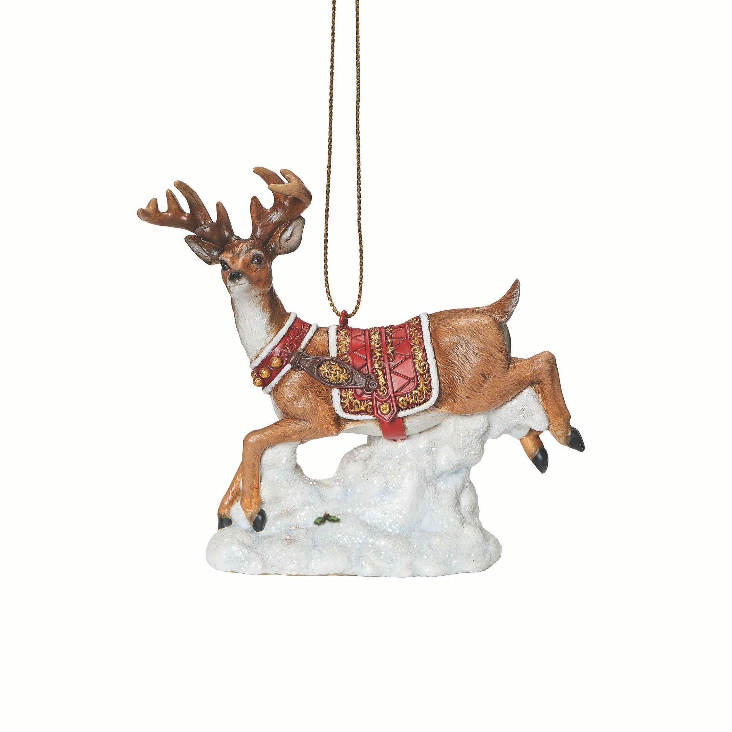 Joseph's Studio Leaping Deer Ornament