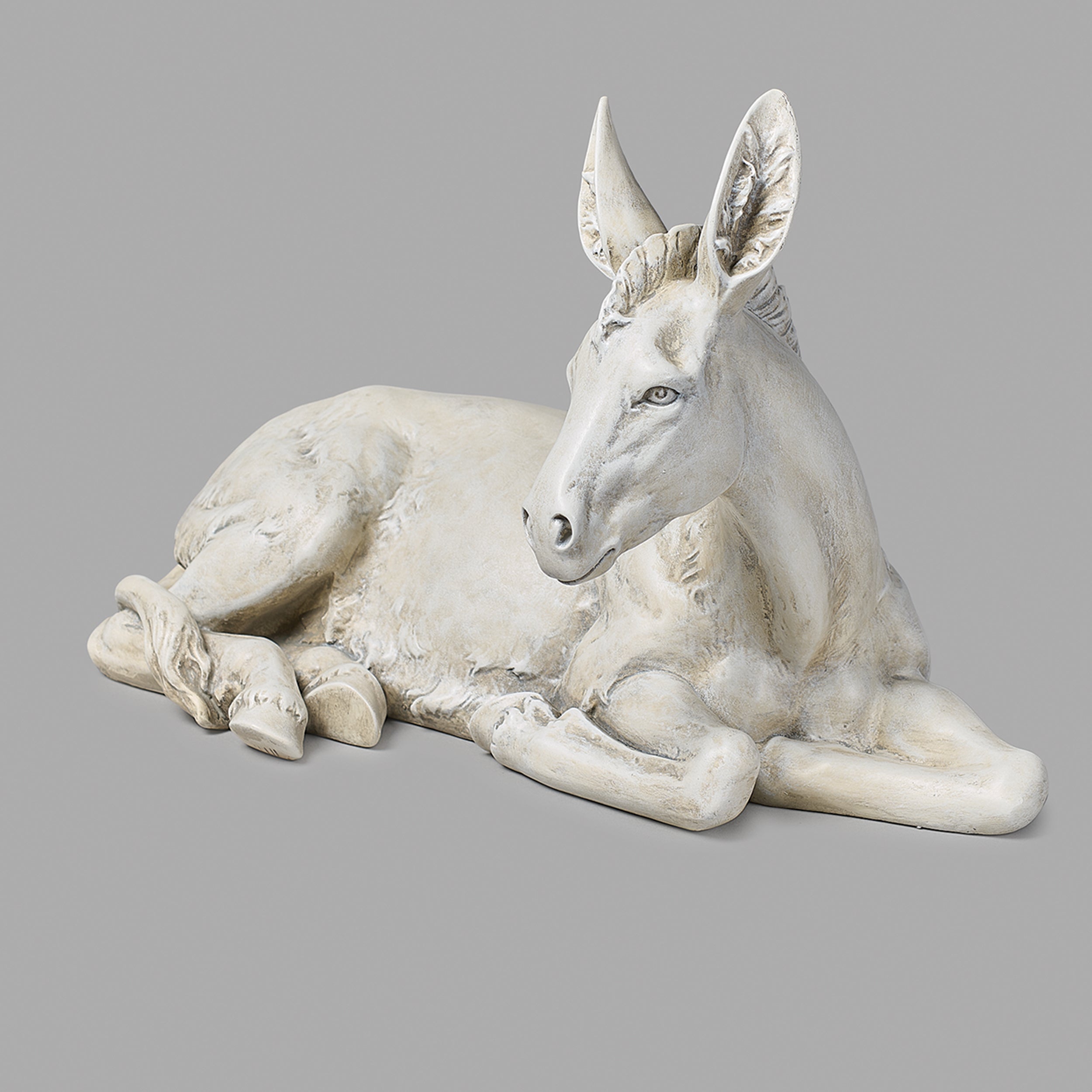 Joseph’s Studio Quiet Donkey Garden Figure - 21" Scale