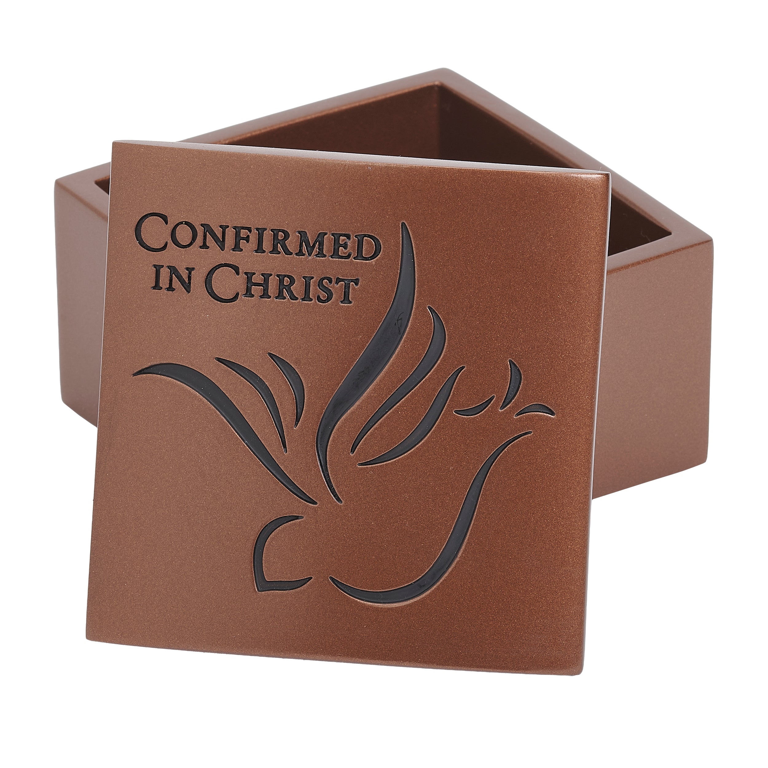 “Confirmed in Christ” Confirmation Keepsake Box with Dove