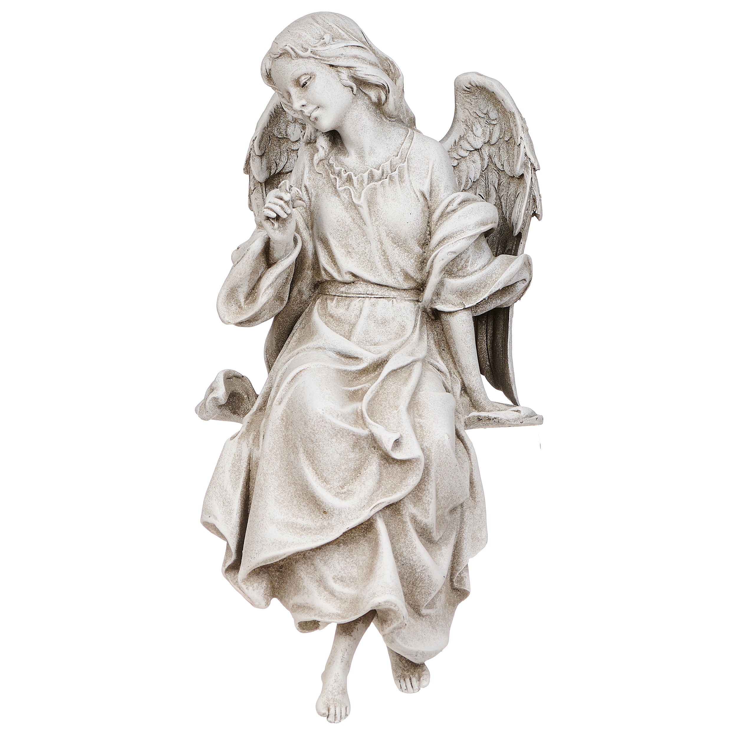 Joseph's Studio Sitting Angel Garden Statue