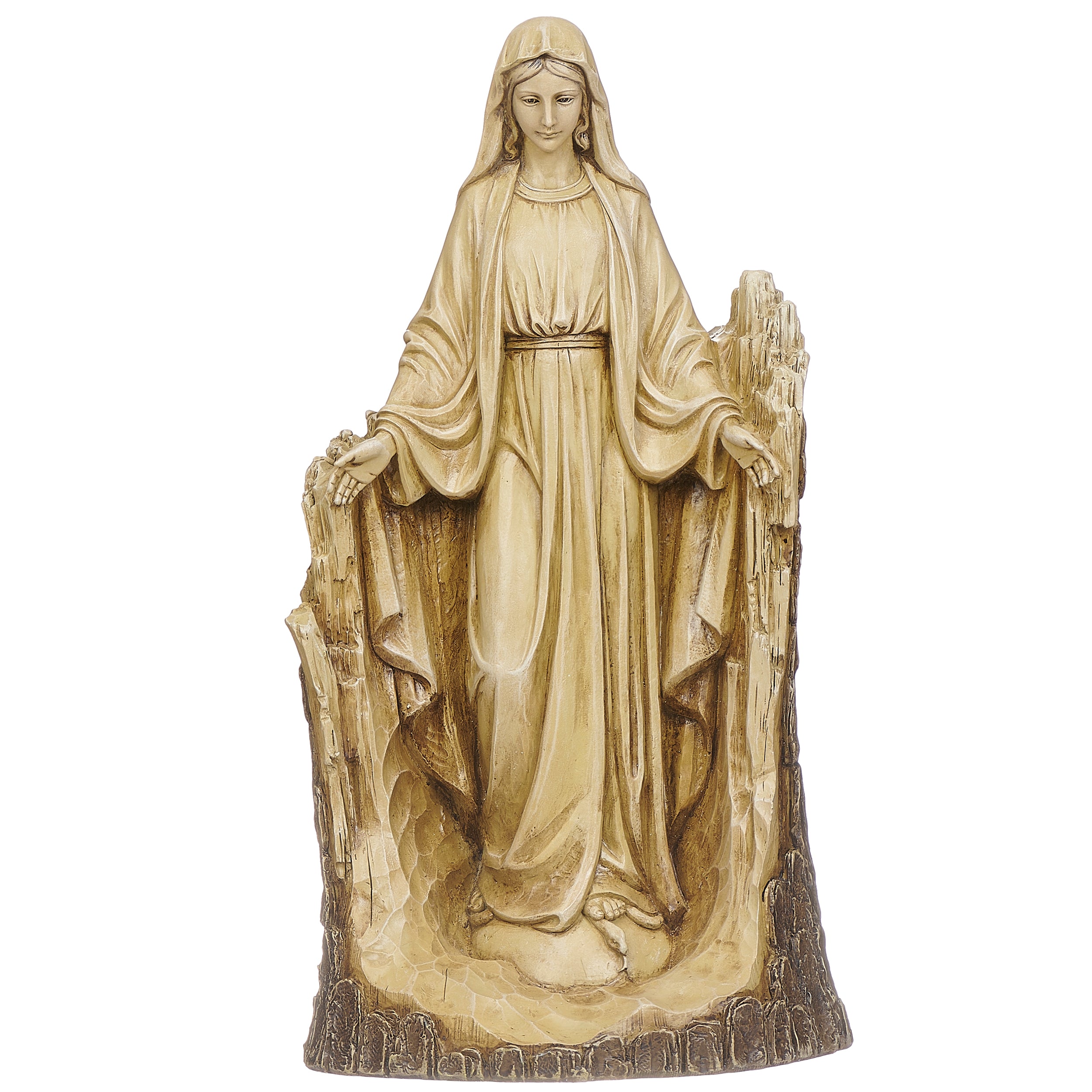 Joseph's Studio Carved-Look Lady of Grace Garden Statue