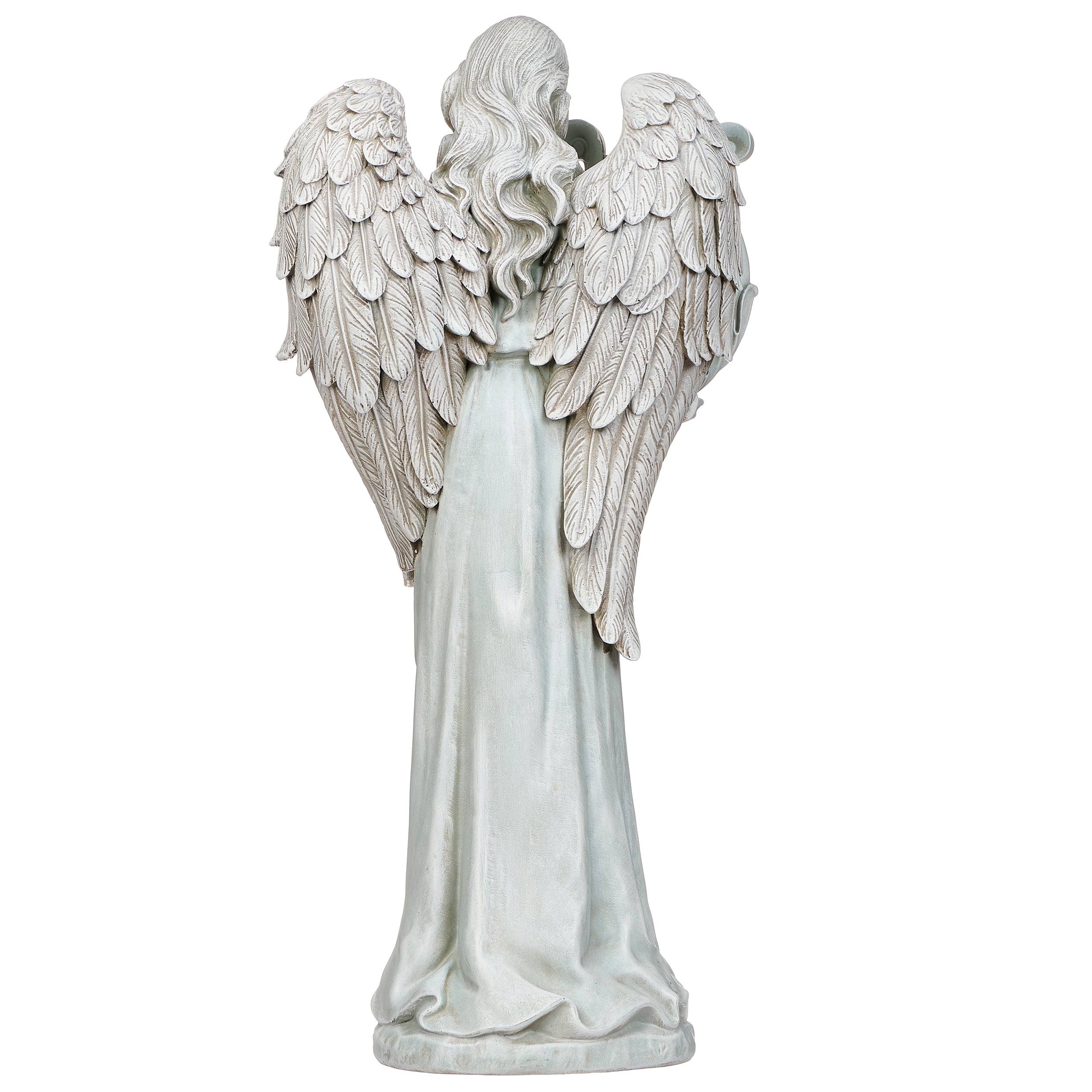 Joseph's Studio Standing Angel with Wind Chimes Garden Statue