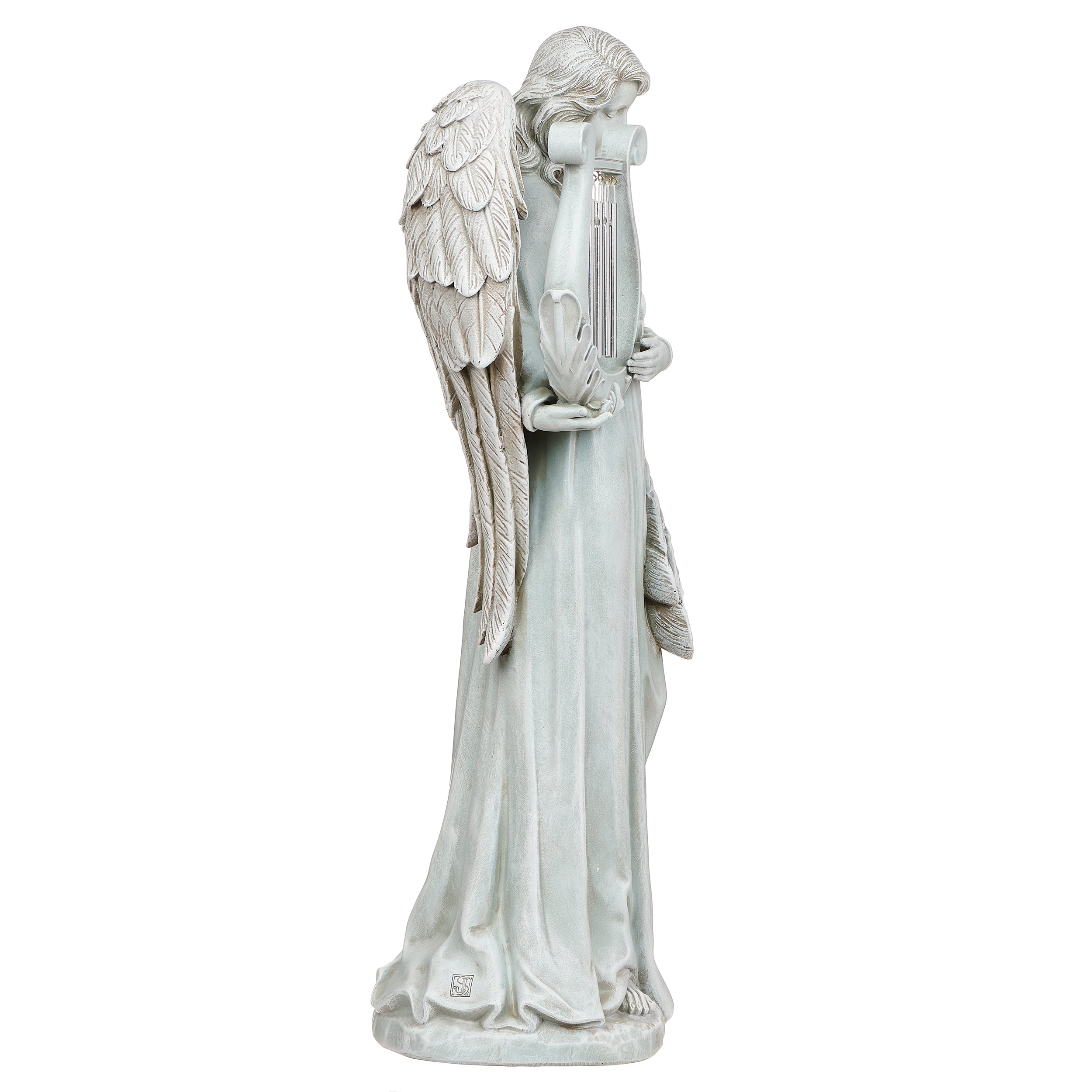 Joseph's Studio Standing Angel with Chimes Garden Statue
