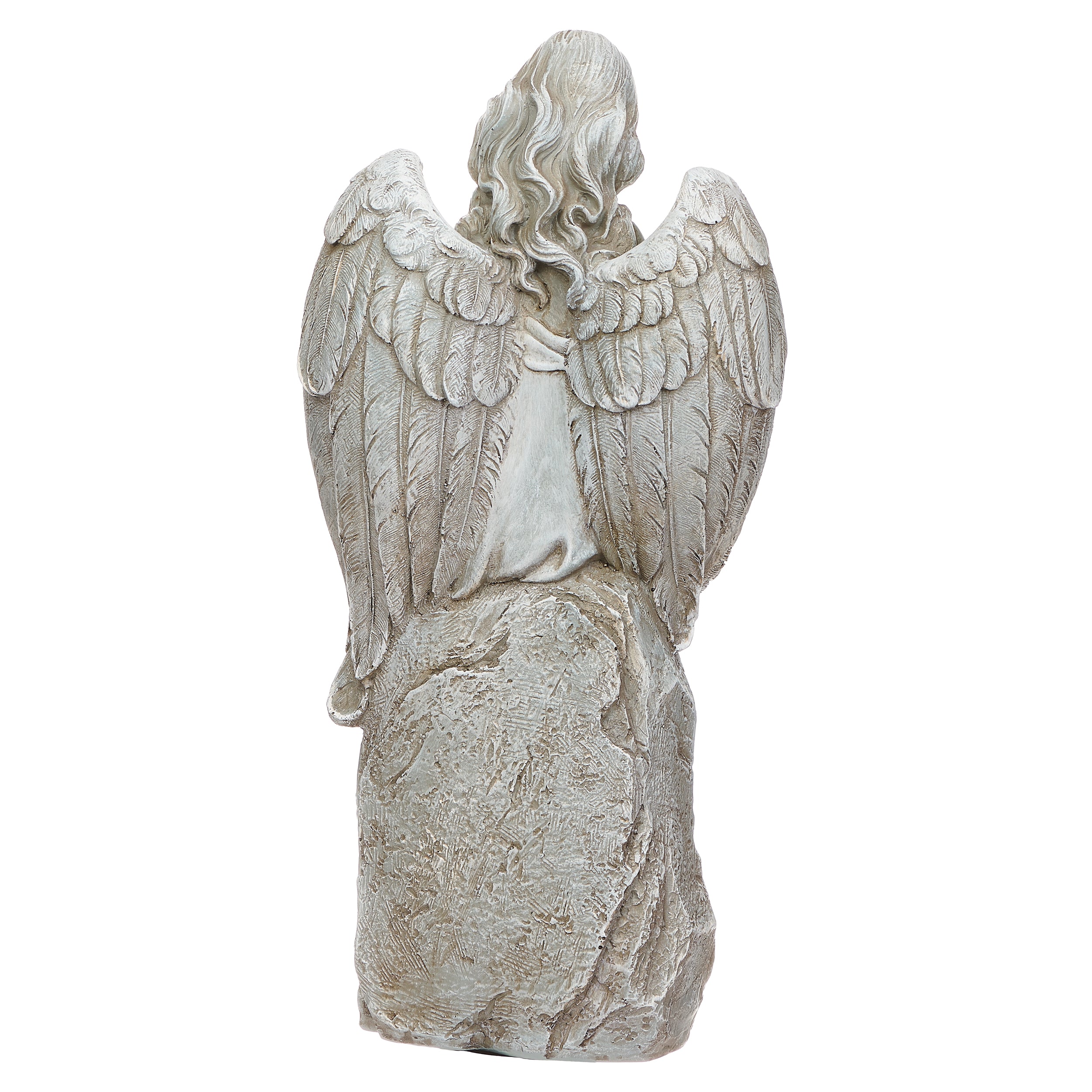 Joseph's Studio Angel Holding Flowers Garden Statue