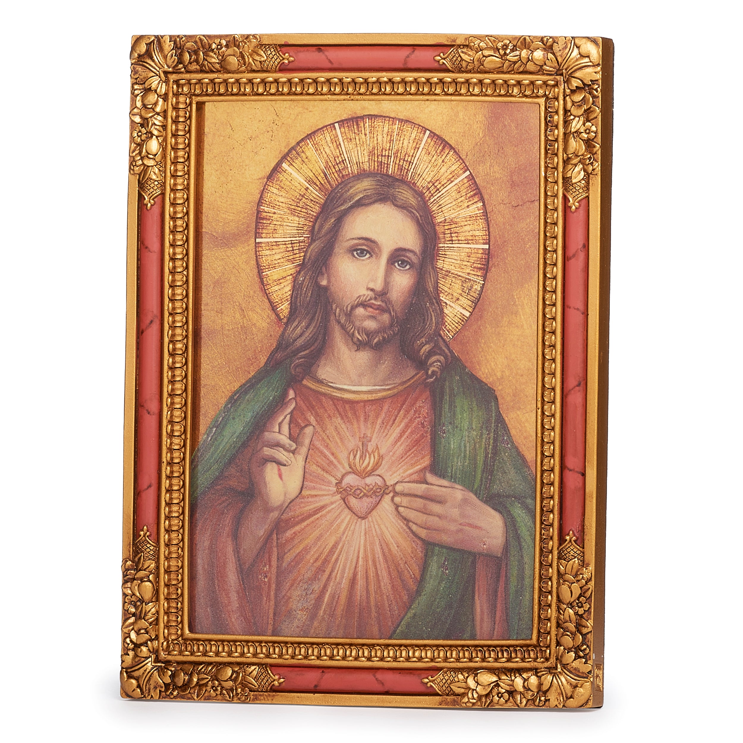 Joseph's Studio Sacred Heart Icon Square Plaque
