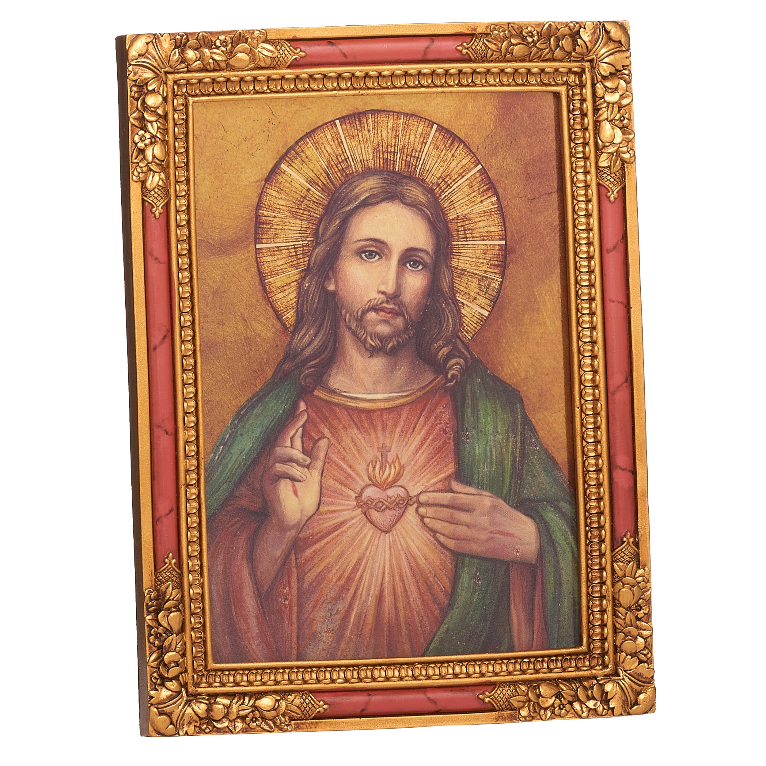 Joseph's Studio Sacred Heart Icon Square Plaque