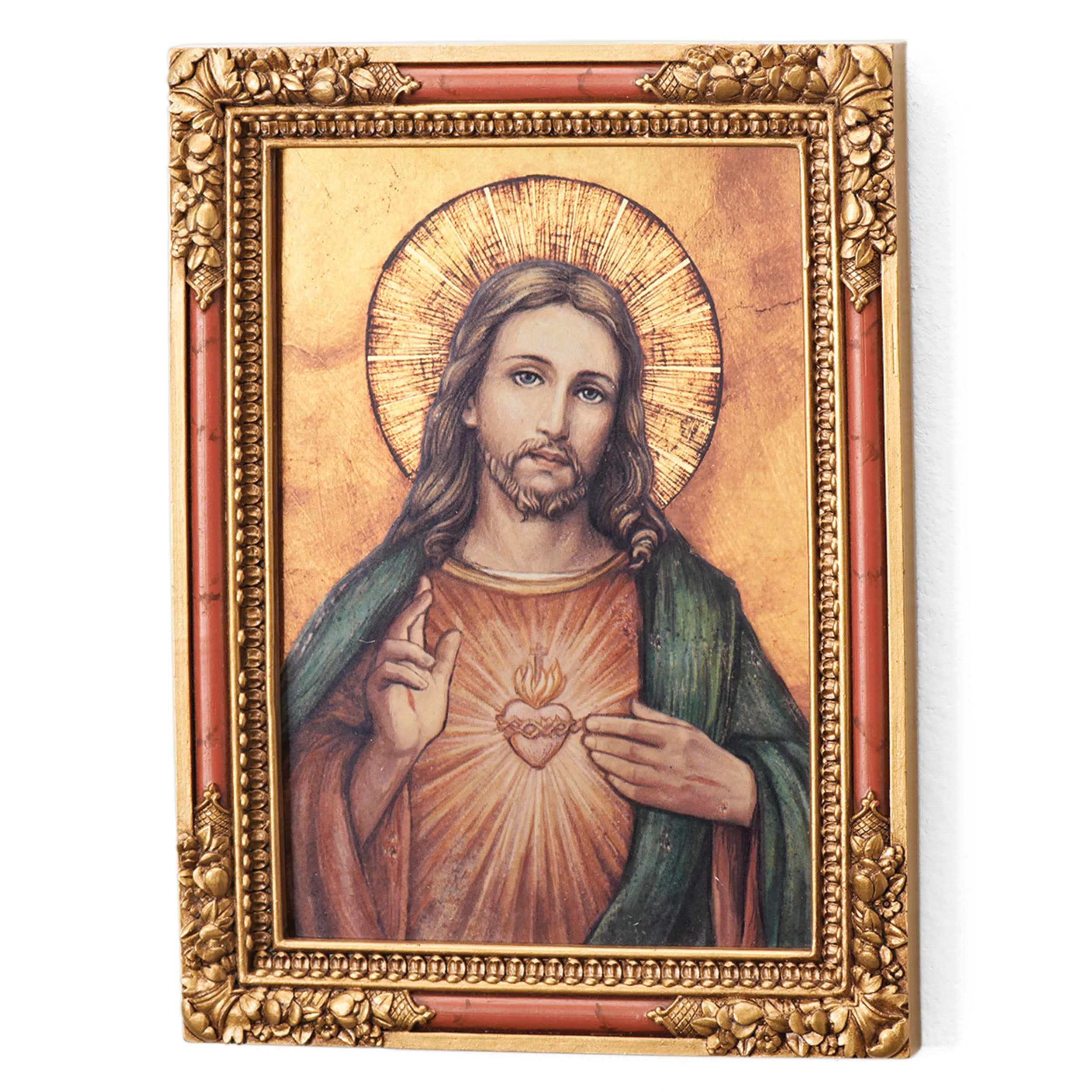 Joseph's Studio Sacred Heart Icon Square Plaque