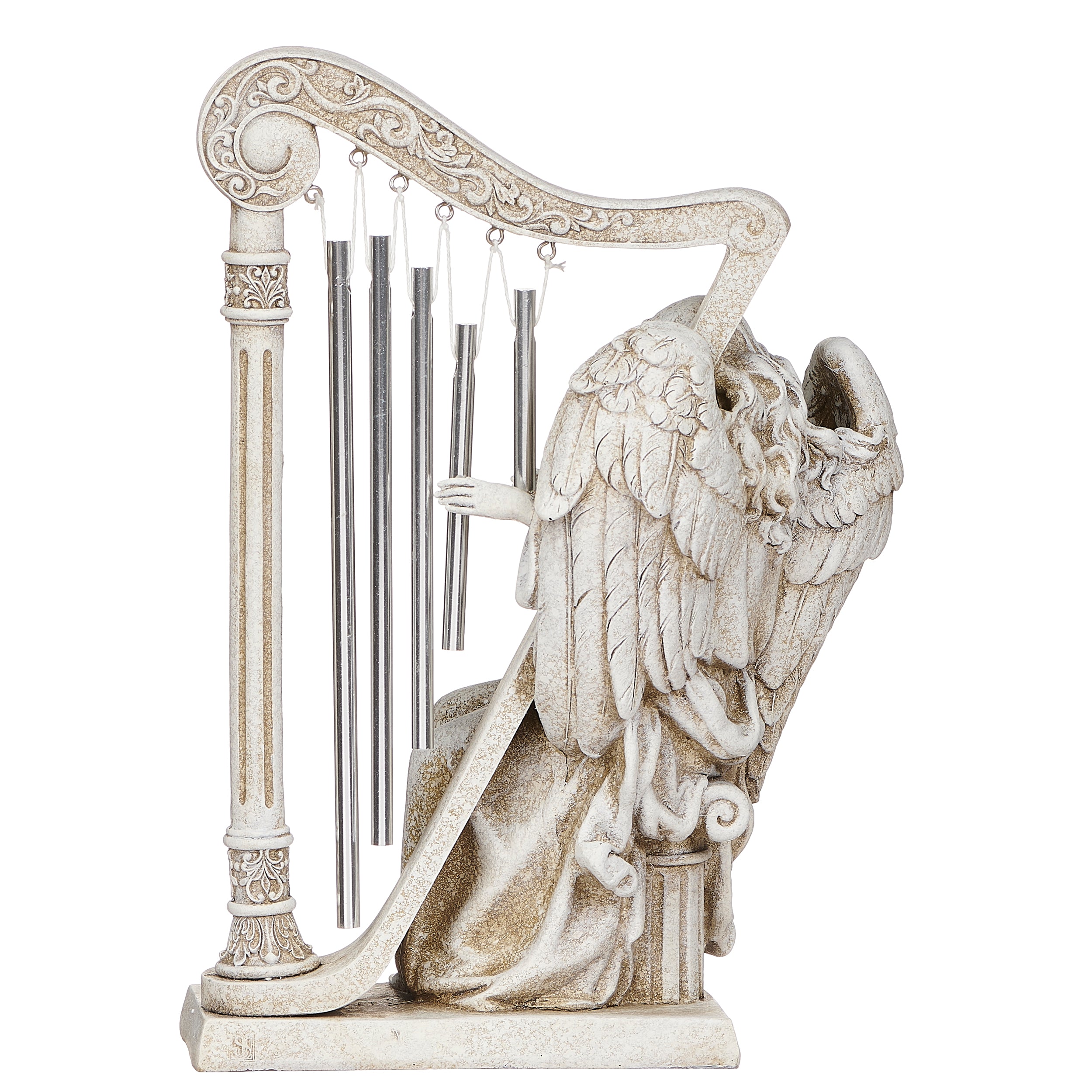 Joseph's Studio Angel Windchime Garden Statue