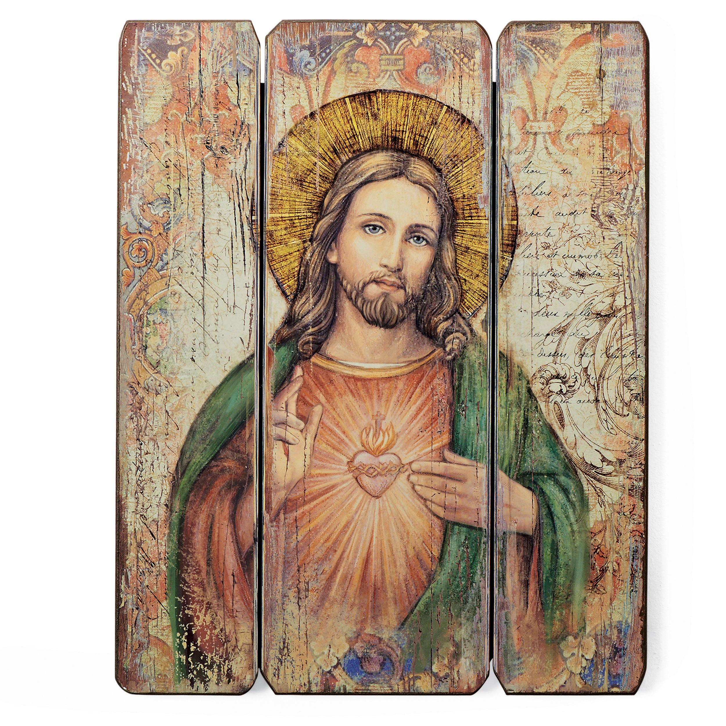 Joseph's Studio Sacred Heart Decorative Panel