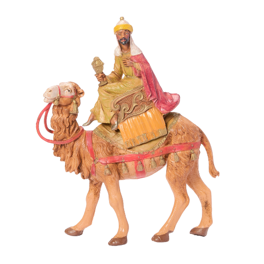 Fontanini Three Kings on Camels Set - 5" Scale