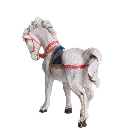 Fontanini White Horse with Blanket - 5" Scale