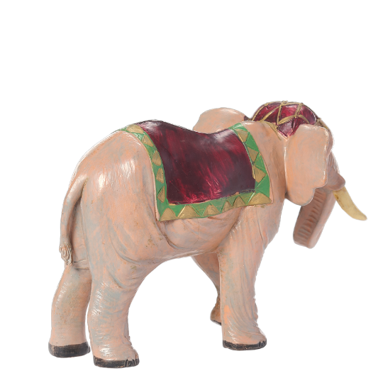Fontanini Elephant with Saddle Blanket - 5" Scale