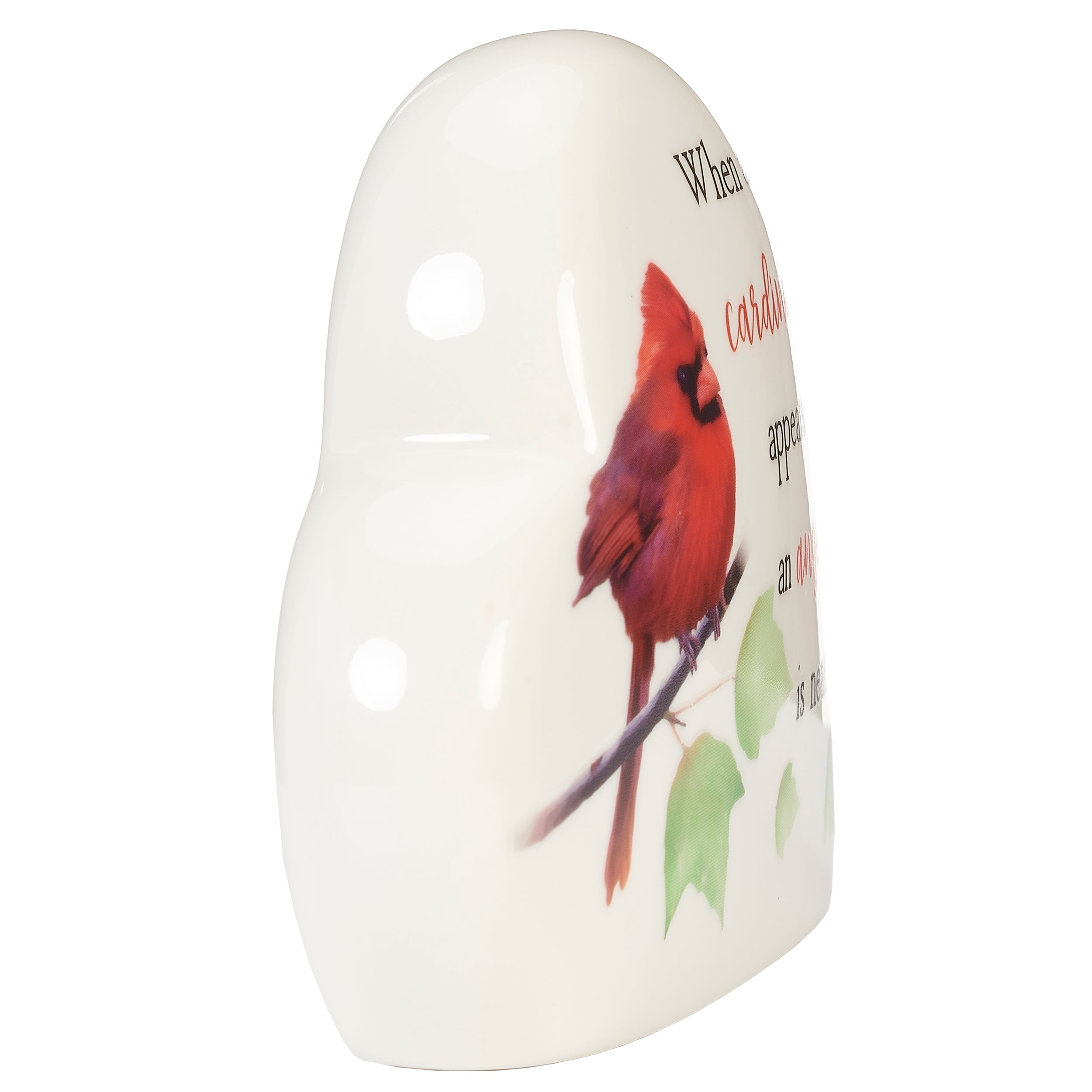 Cardinal Memorial Heart Musical keepsake- "Amazing Grace” Tune