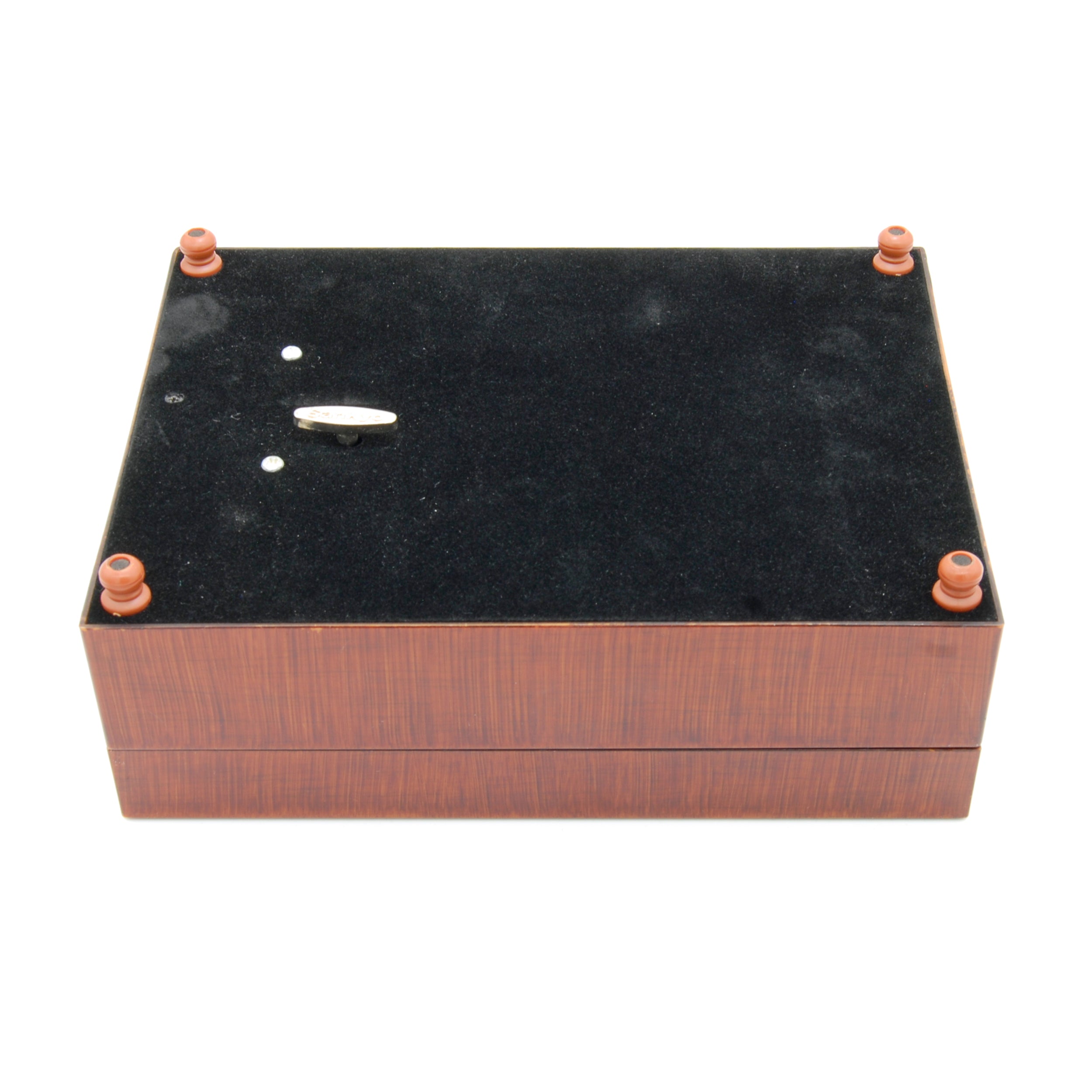 Sweet Little Boy Wooden Music Box- "Brahms' Lullaby" Tune