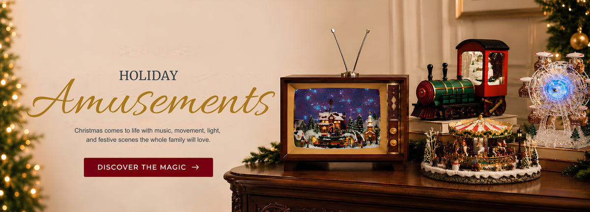 Holiday Amusements. Discover the magic.