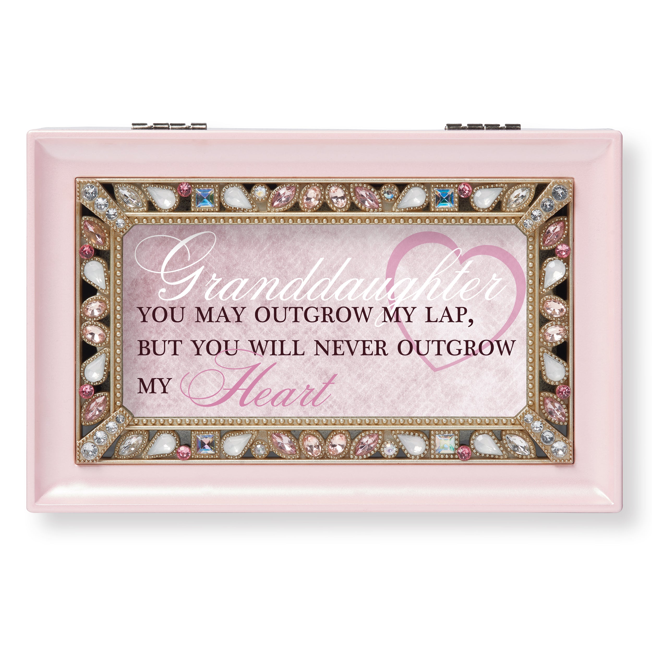 Granddaughter Pink Jeweled Music Box – "Sleeping Beauty"