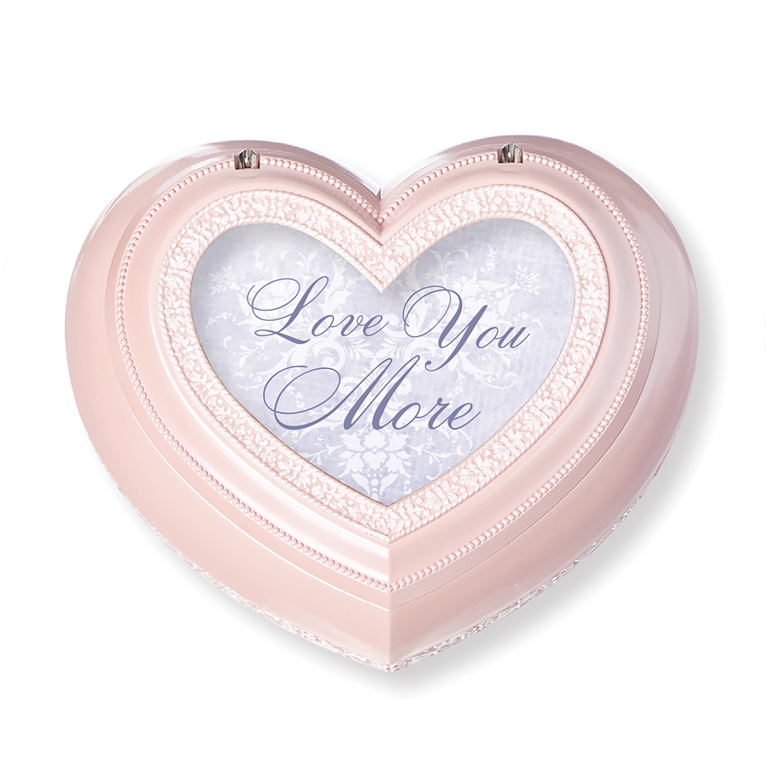 Love You More Pink Heart Music Box- "Unchained Melody" Tune
