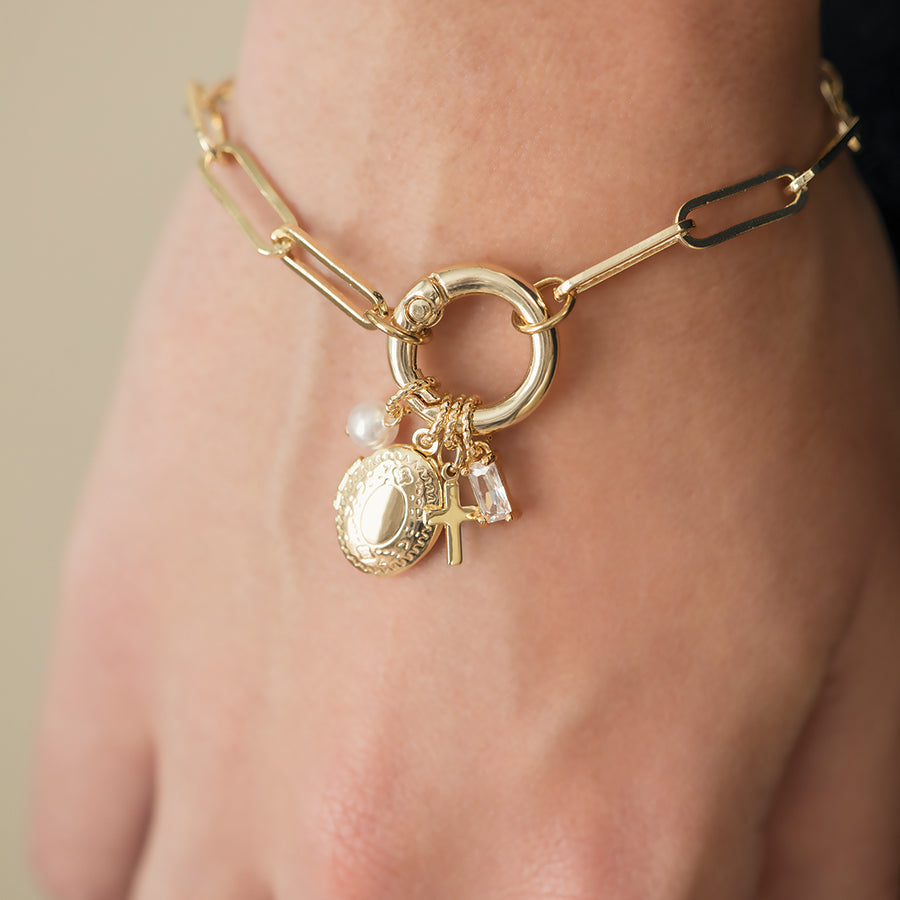 Alexa's Angels Prayer Locket Bracelet