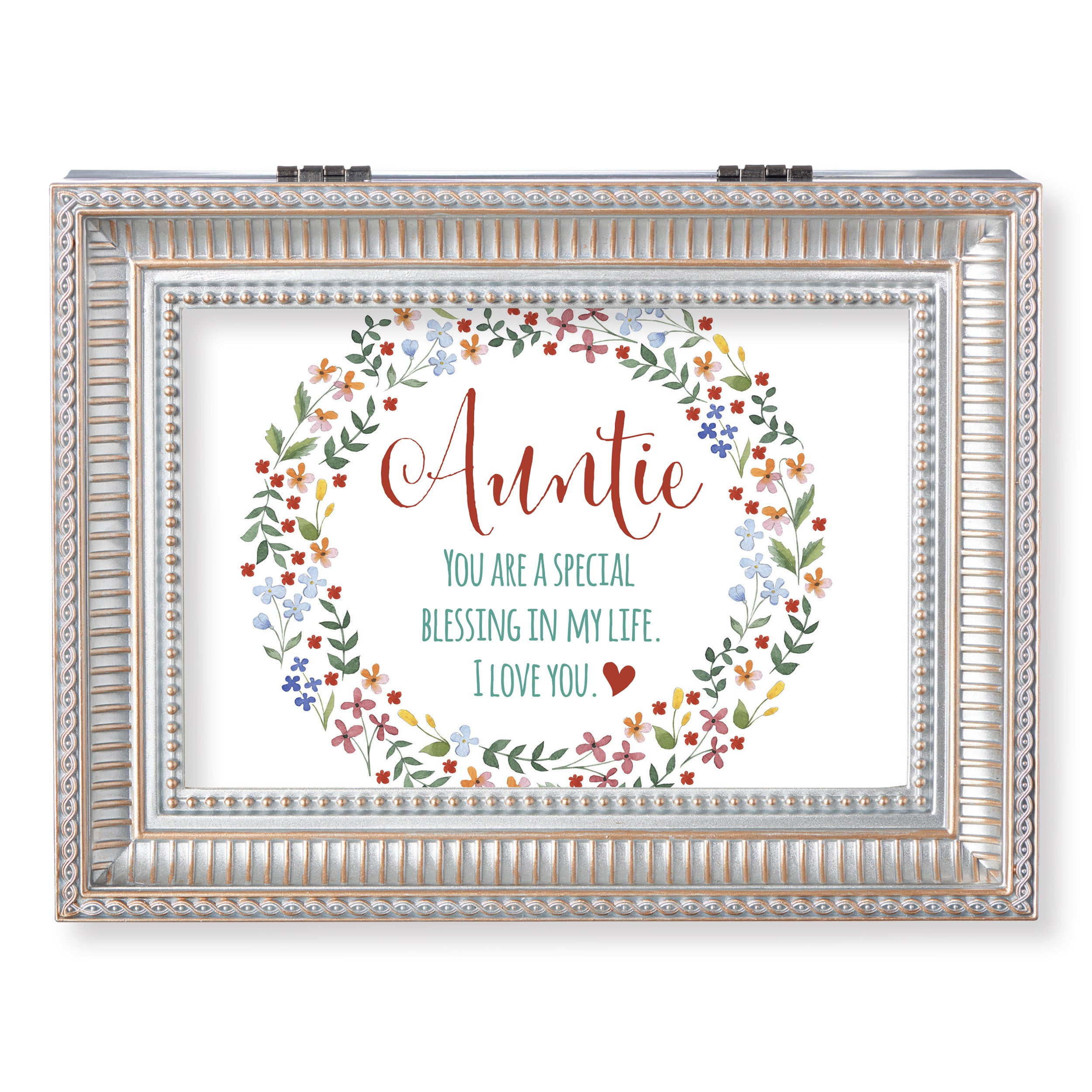 Auntie, I Love You Silver Music Box – "Clair de Lune" Tune