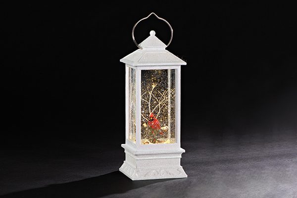 Roman Christmas - Led Swirl Cardinal, 10.75"H