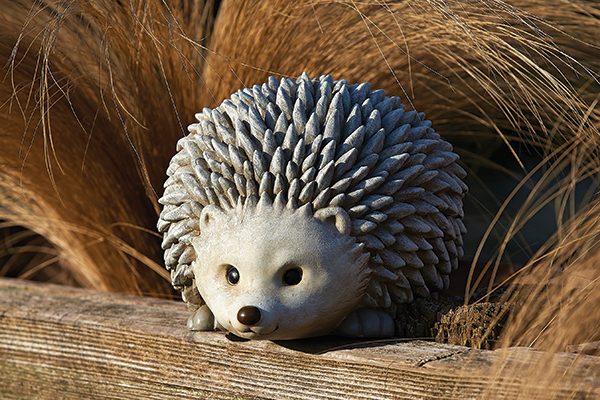 Roman - Hedgehog Statue, Pudgy Pals™, 6.25"H