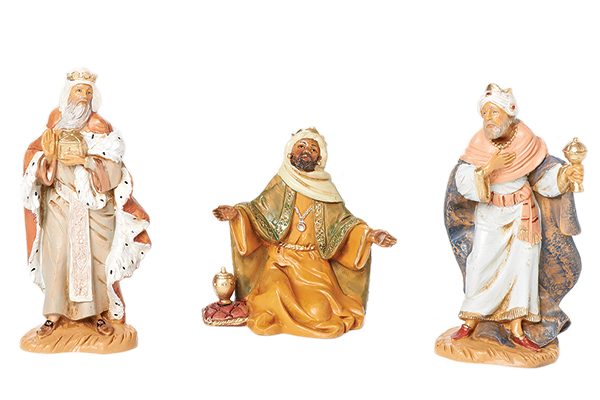 Fontanini by Roman - Three Kings, 3-PC Set for 5" Scale Nativity Collection