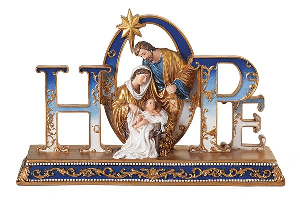 Joseph's Studio by Roman -
HOPE Holy Family Scene, 6.25"H